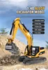 Huina 1/40 Alloy Excavator Truck Diecast Digger Car Construction Engineering Vehicle Model Loader Tractor Toy for Kid Boys Gifts 4