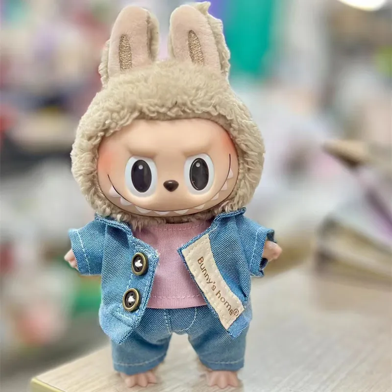 Vêtements Pour Poupée 17cm Accessoires Vêtements Figurine Peluche HAMKU - Pull à Capuche Et Accessoires Pour Labubu - DIY Cadeau Enfant Accessoire Labubu Vêtement Accessoire Poupée Chapeau Sac