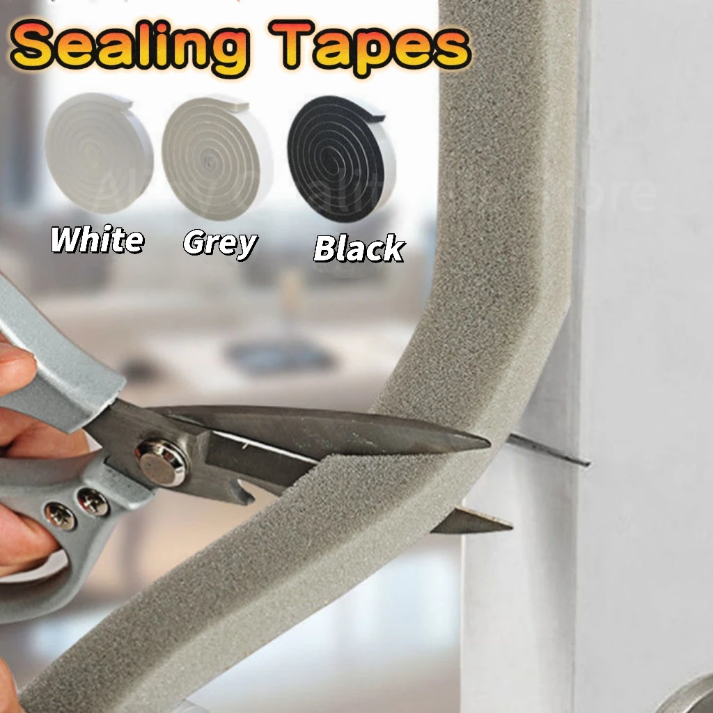 2mRollWindowWeatherSealTapeSoundproofFoamDoorBottomStrip