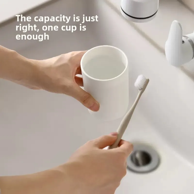 Wall Mounted Magnetic Toothbrush Holder Tooth Cup Set Drip Dry Bathroom Organizer Space Saving Hanging Rack For Brushes Oral Car 4