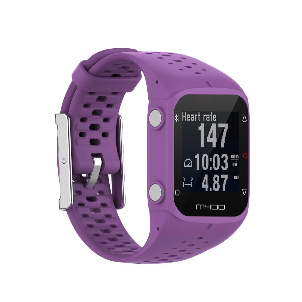 Funda de silicona para reloj POLAR M400 M430, correa de repuesto