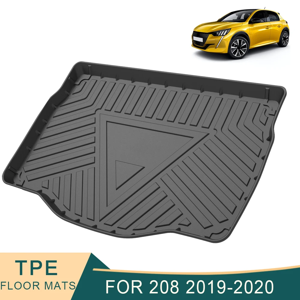 For Peugeot 208 20192022 Cargo Liner Allweather Tpe Nonslip Trunk