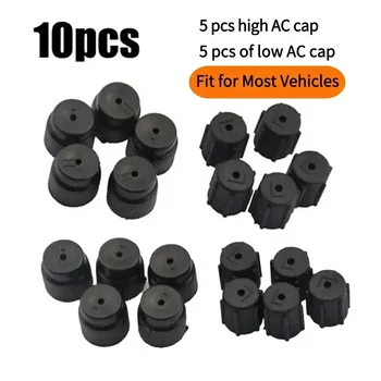 Per l'auto condizionatore d'aria condizionata tappo manutenzione R134a alto/basso AC accessori auto tappo di tenuta durevole di alta qualità