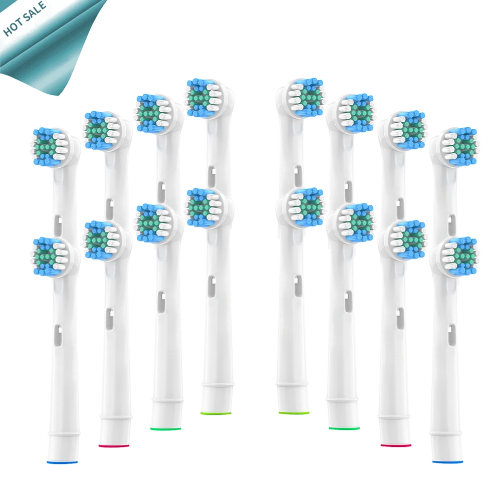 16 Pezzi Testine Di Ricambio Per Braun Oral B D20,D32,Oc20,D10513, Db4510K 3744 3709 3757,Professional Care 8860, 8875