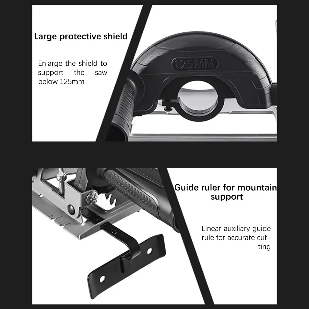 Angle Grinder Bracket Detachable Professional Protective Cap 0-45 Degree Depth Adjustable for Woodworking and Metalworking angle grinder,electric angle grinder,angle grinder bracket
