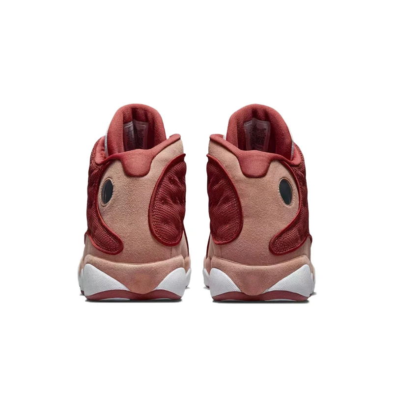 NIKE Jordan Air Jordan 13 Orange/White Men's Mid-Top Retro Non-Slip Durable Casual Cushioned Basketball Shoes DJ5982-601