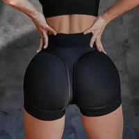 Shorts Women Sexy Transparent Short 2025 Booty Biker Shorts Mesh Sports Bra Suit for Fitness Sportswear Summer Tracksuit Black