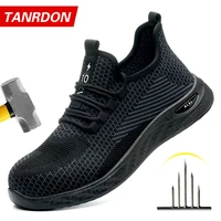 Men's safety shoes, breathable work sports shoes, puncture and smash resistant work boots, safety protective shoesTactical Boots