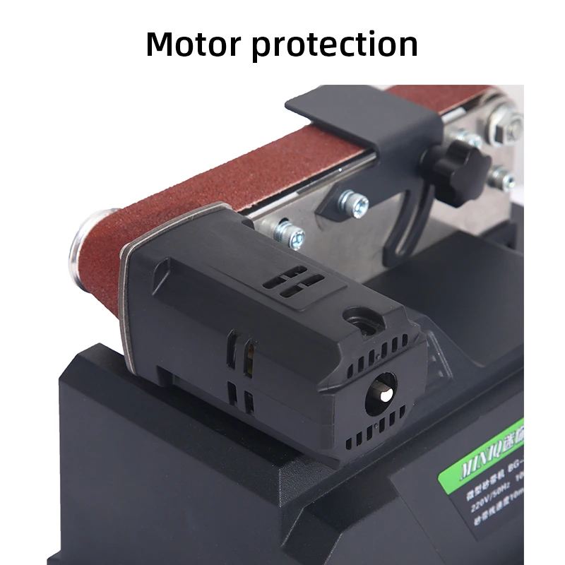 Mini Belt Machine 220V Electric Sanding Polishing Grinding Machine Multifunctional Grinder Belt Sander 7 Gears Sand-Belt Electric Grinder Angle Grinder Electric Sander Belt Sander Cordless Sander Cordless Grinder