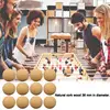 1/6Pcs 36mm Table Football Cork Solid Wood Foosball Table Soccer Ball Fussball Football Machine Replacement Accessories 5
