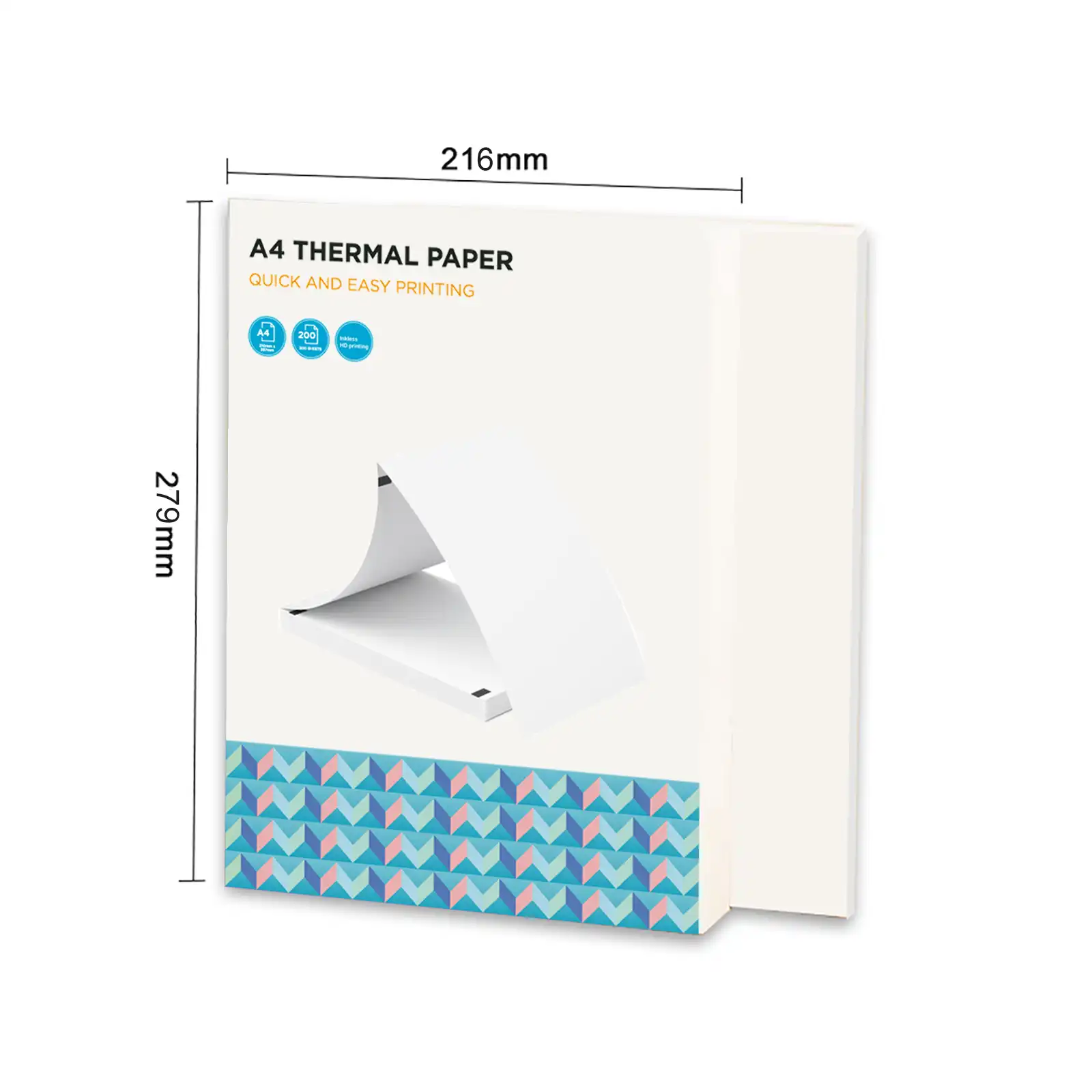 Impressora Térmica® - Thermische A4 printer - Mini Printer voor Mobiel/Tablet/Laptop