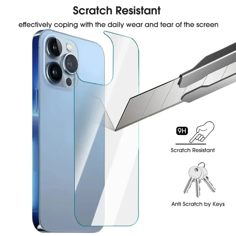 Premium Back Screen Tempered Glass Protector - Ultra-Clear and Durable Film for Enhanced Device Protection