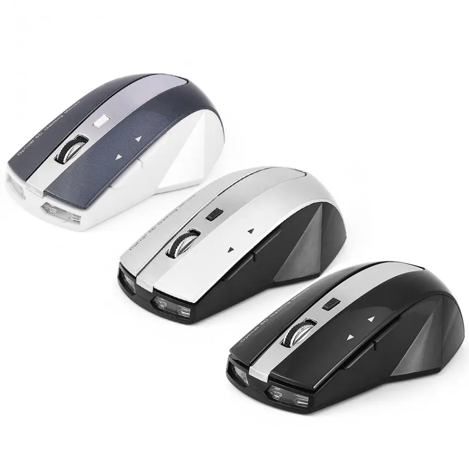 White + Gray 2.4GHz Wireless Optical Energy-Saving Rechargeable Gaming Mice Mouse with 3 USB Port Charging Dock Stand for PC,Plug and Play Wireless Mouse White + Gray 2.4GHz Wireless Optical Energy-Saving Rechargeable Gaming Mice Mouse with 3 USB Port Charging Dock Stand for PC,Plug and Play Wireless Mouse