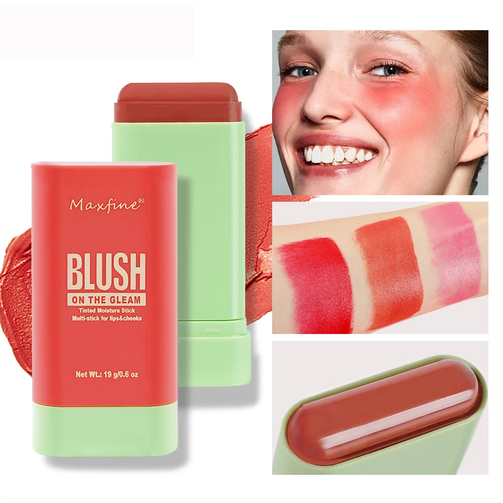 Multi Functional Blush Stick Waterproof Long Lasting Easy Color Delicate Moisture 1
