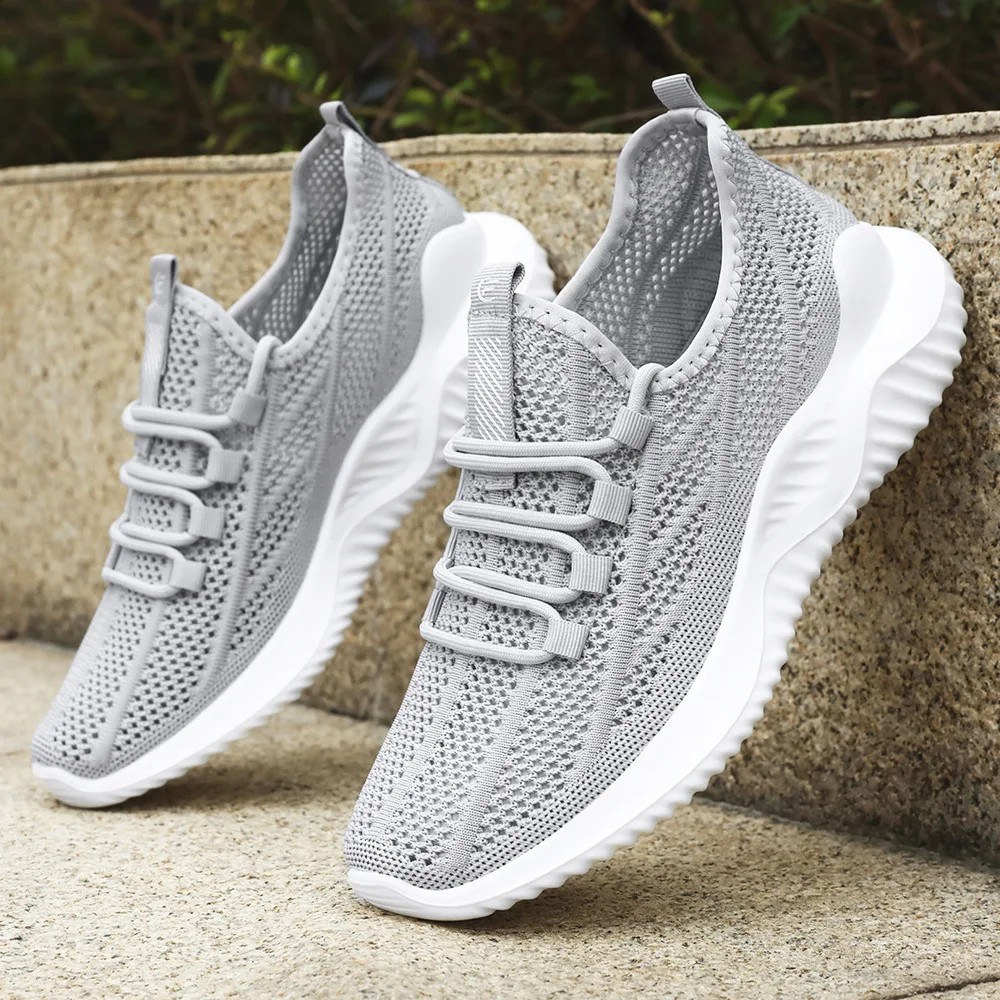 Women's shoes 2024 summer fabric upper breathable casual shoes fashion trend single shoe soft sole sports women's shoes