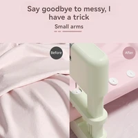 Outil de fixation de drap de lit, support de drap de couette domestique, fixation de couverture de lit, Anti-course, sans aiguille sûre, Type agrafeuse détachable 4