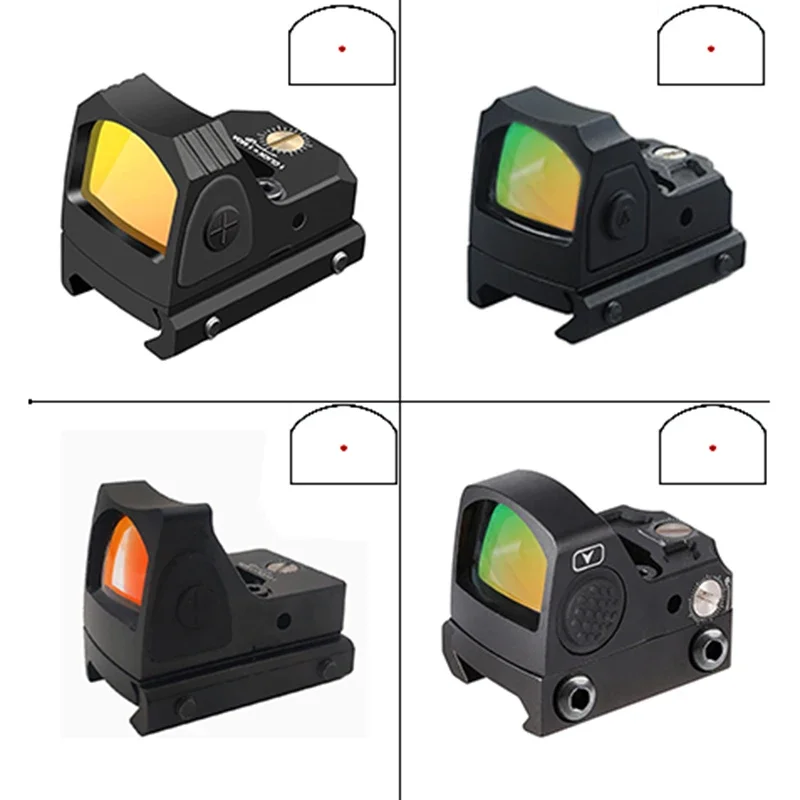 

Red Dot Sight with 12 Brightness Settings Durable RMR Mini Tactical Red Dot Sight Base and Slide for Outdoor Hunting and Rifle