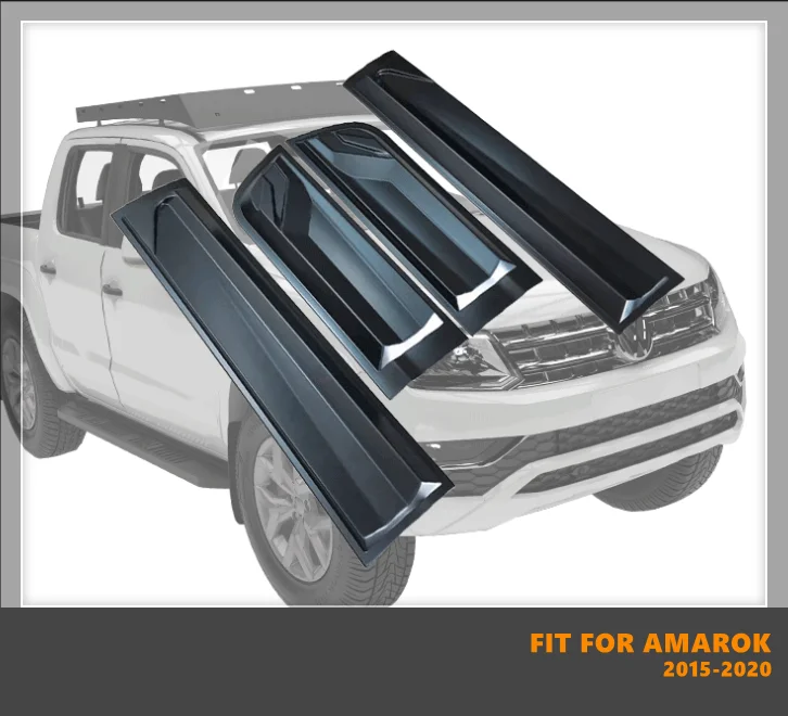 

Good Quality Car Side ABS Door Molding Body Strip Streamer Protector Cover Kit Trim Fit For Amarok 2015-2020