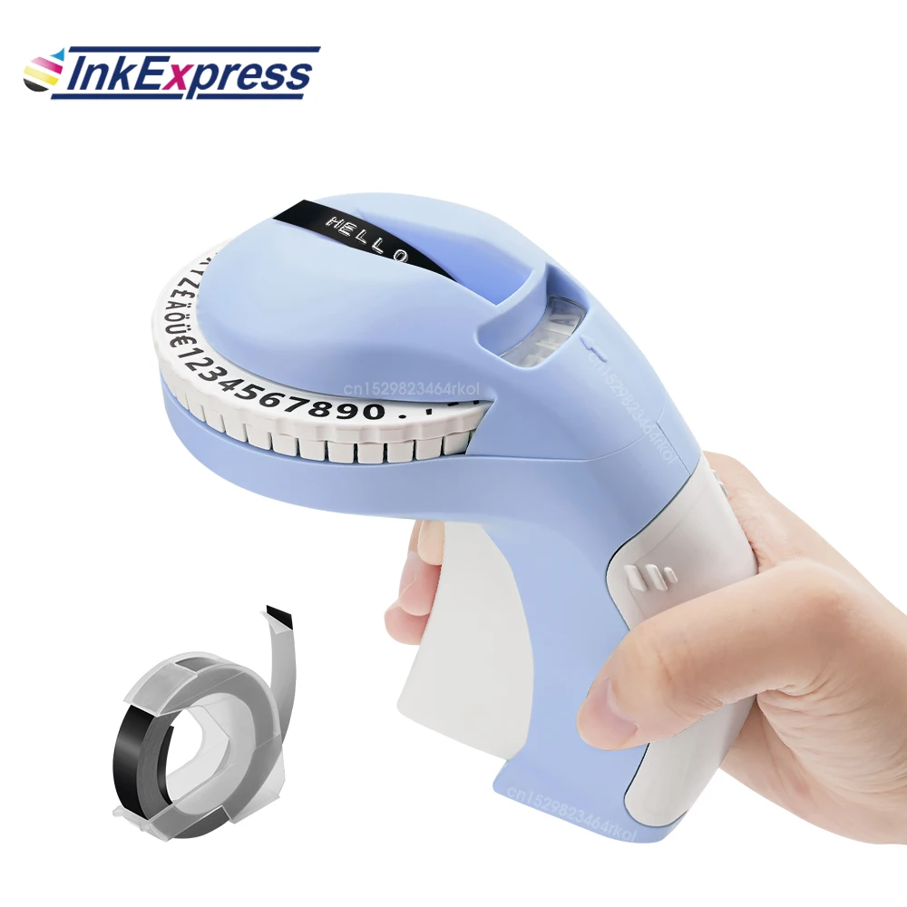 ManualLabelPrinterB90Typewriter9mm3DEmbossingLabelTapefor