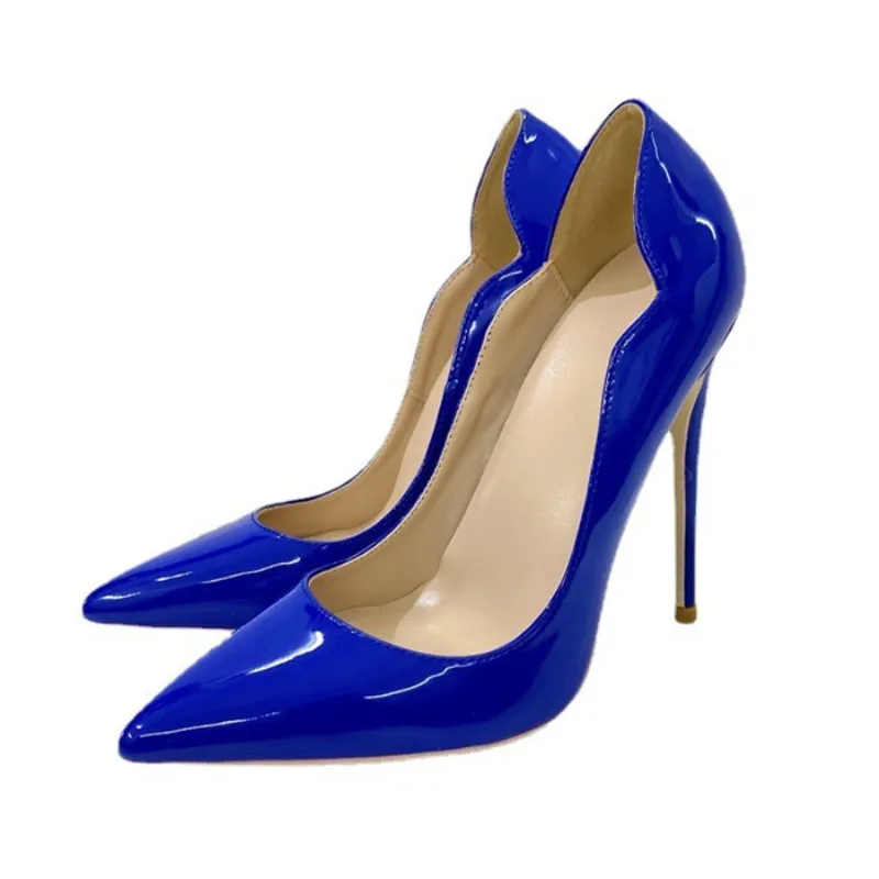 Blue Night Out Stiletto High Heels Shoes