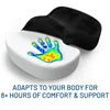 High Quality Coccyx Orthopedic Seat Cushion Cooling Gel Seat Cushions Memory Foam Ergonomic Pressure Relief Seat Cushion 5