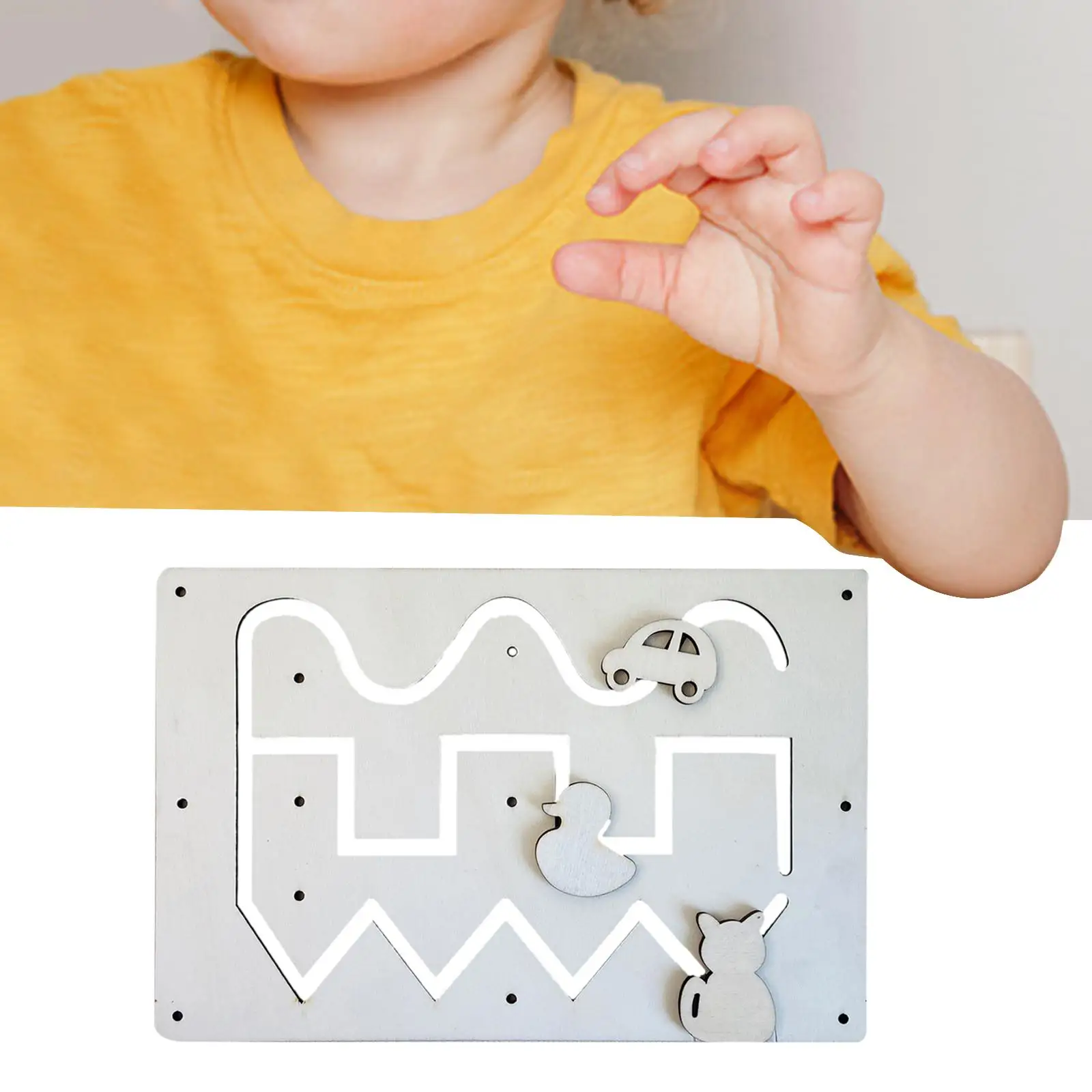 

Занятая доска «сделай сам» Аксессуары для обучения зрительно-моторной координации рук для детей