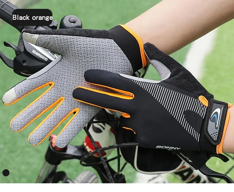Description Picture 5 of itemCycling Anti-slip Men Half Finger Gloves Breathable Shockproof Sports Gloves Anti-sweat Bike Bicycle Glove Cycling Equipment
