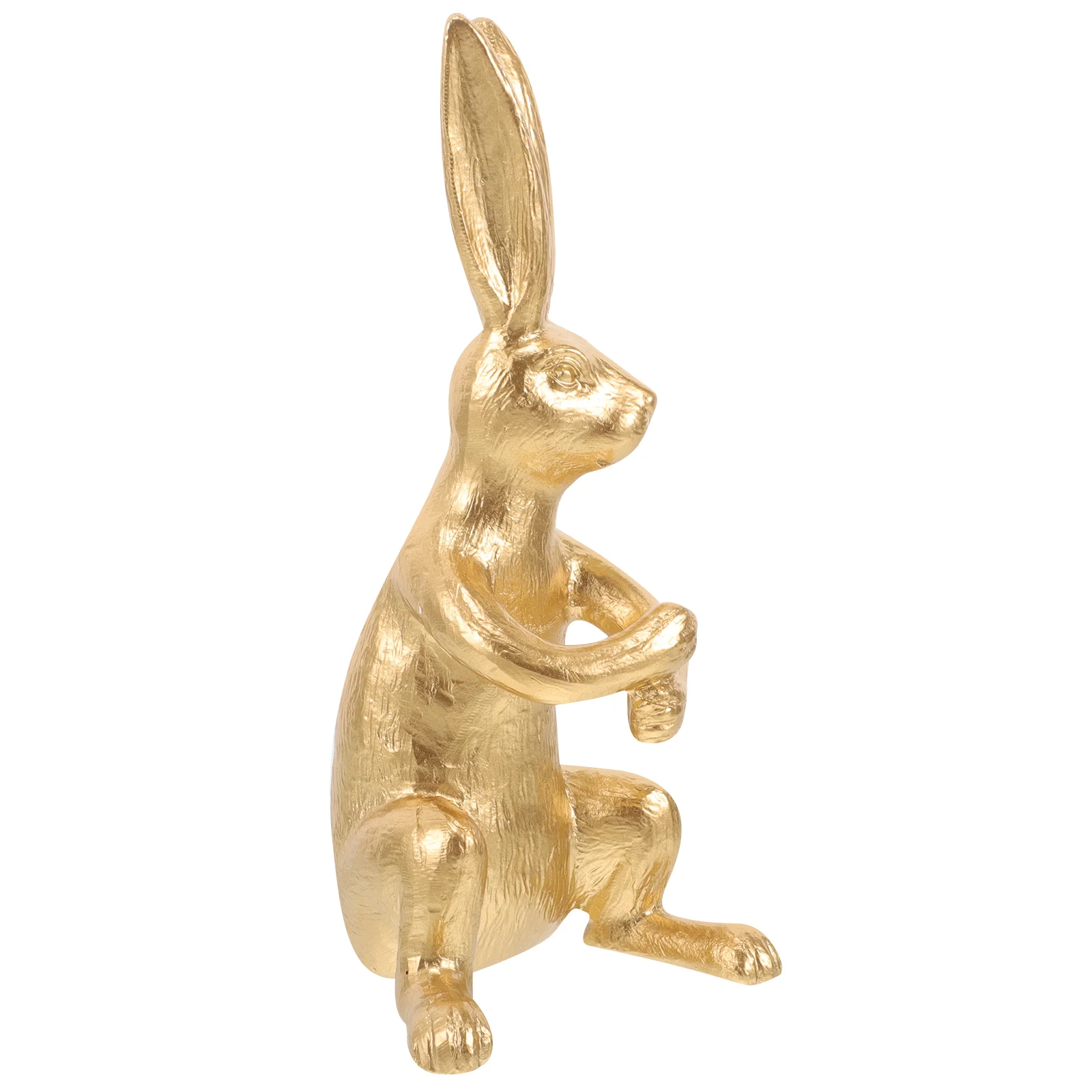 

Rabbit Ornament Bunny Ornaments Realistic Figurine Car Easter Tabletop Decor Shape Resin Desktop