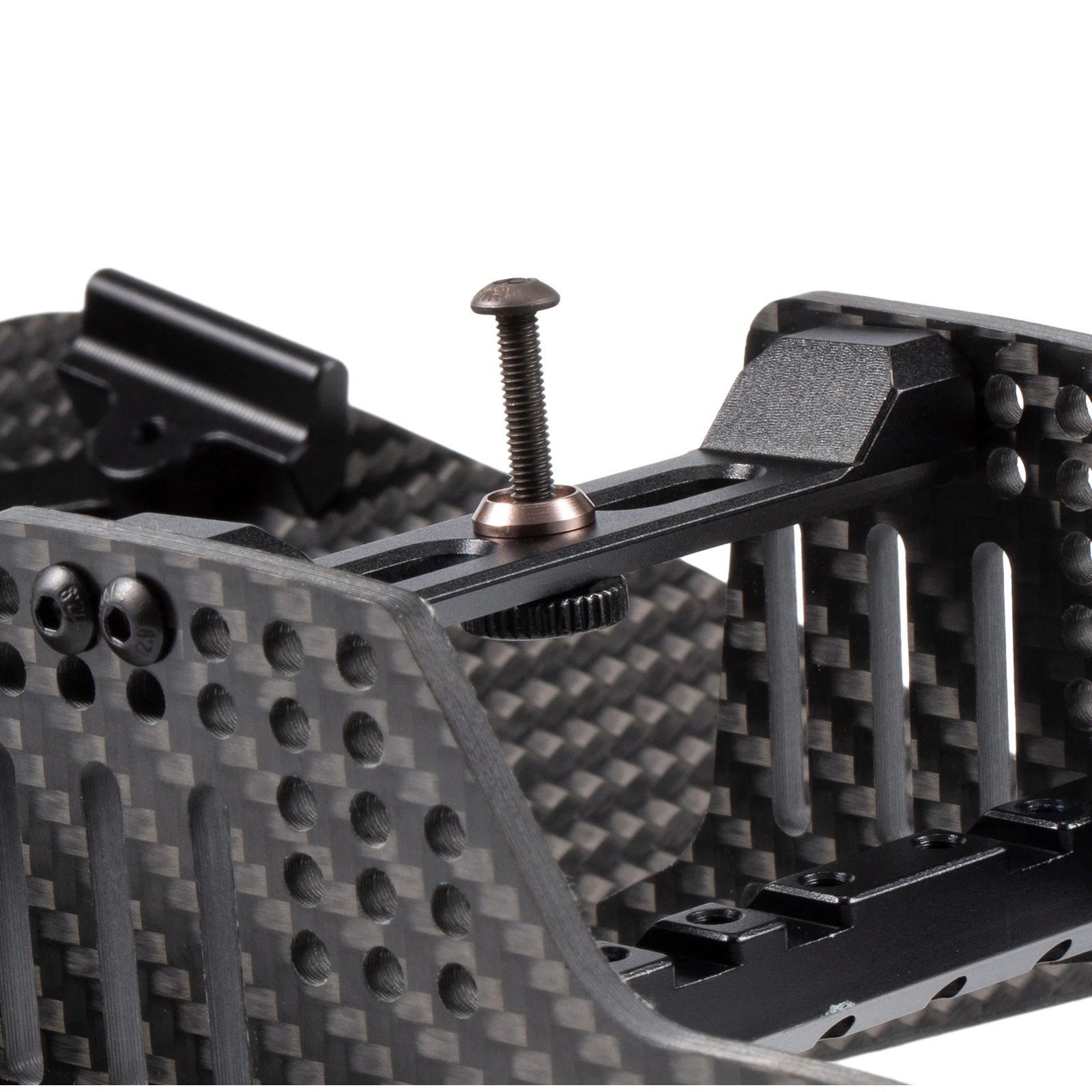 Carbon Fiber Boat Sliders For RC Crawler - Standard Size For 1/10 Scale LCG Chassis Rails