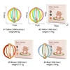 Montessori Baby Rain Stick Rainbow Hourglass Rain Music Rattle Baby Educational Toy Silicone Teether Sensory Toys for Kids Gift 6