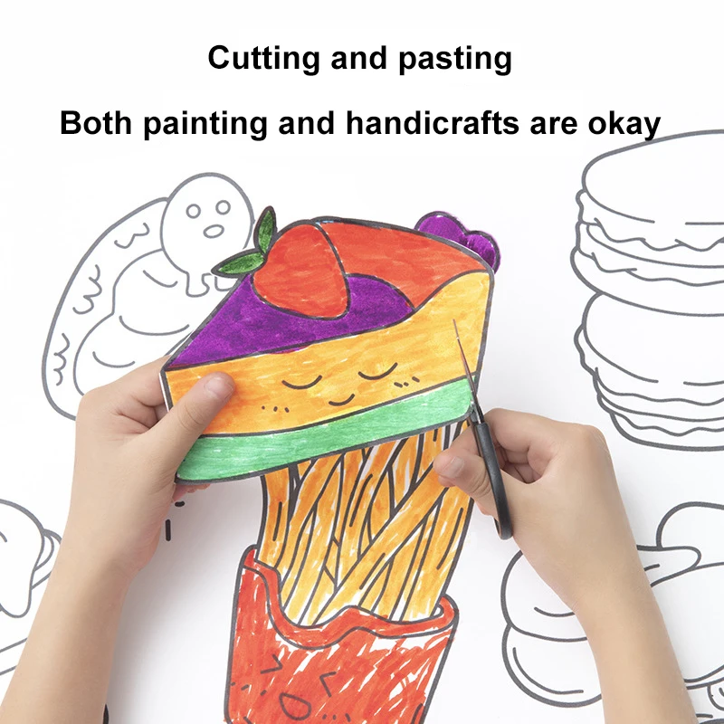 Graffiti Paper Painting 3-meter Long Hand Painted