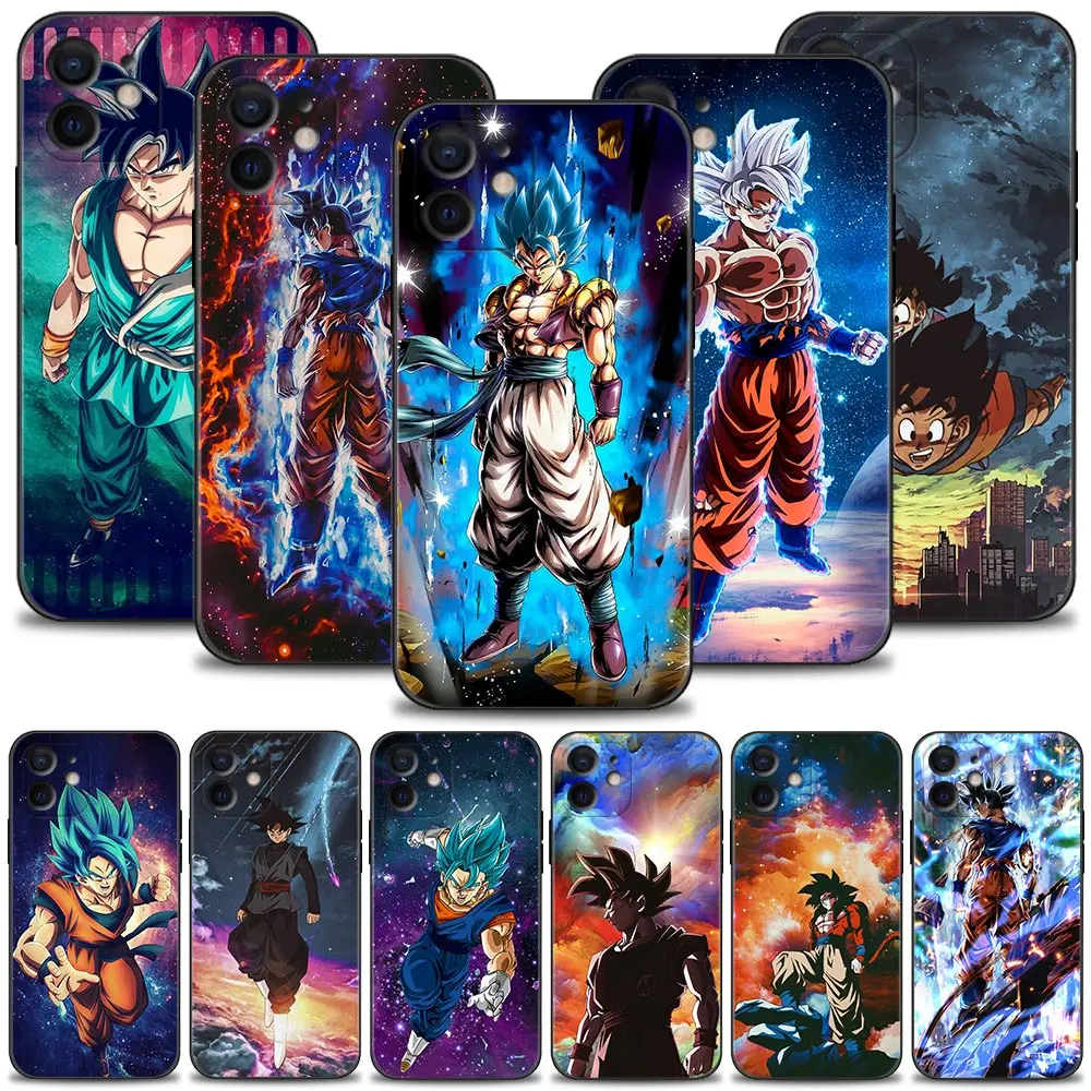 case for iphone se Phone Case for iPhone 13 12 11 Pro XS Max XR X 8 7 Plus 13mini 12mini Cover Silicone Funda Dragon Ball Galaxy Vegeta IV Son Goku best iphone se case