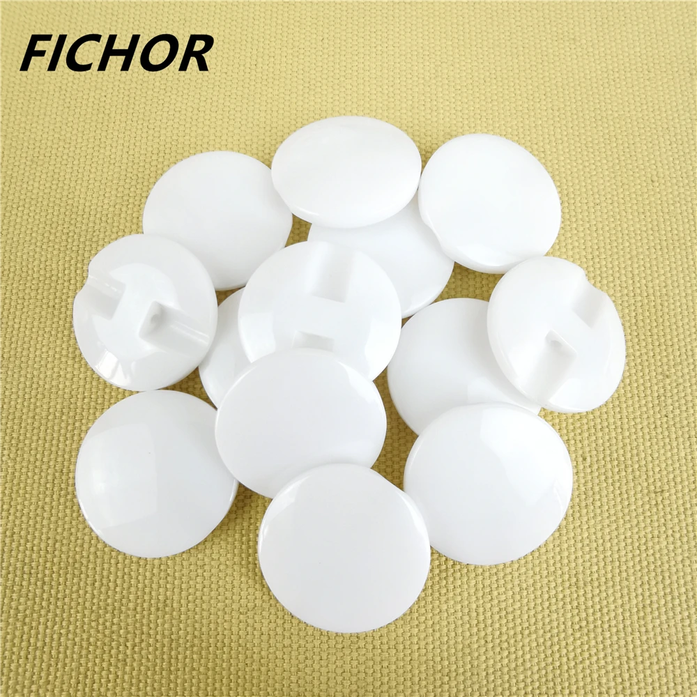 10 pcs 21.5mm White Resin Buttons Apparel Sewing Accessories DIY Garment Shirt Eye Cat Stone Toy Decorative Eyes 5