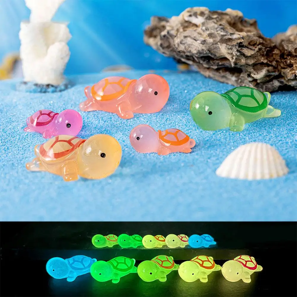 

Little Turtle Decoration Accessories Moss Small Fish Tank Ornaments Landscape Crafts Desktop Landscaping Micro Small Resin E0W8