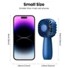 TOPK 1800mah Mini Portable fan,USB Electric Fan 3 Speeds rechargeable portable fan Eyelash hand fans for room Camping Supplies 5