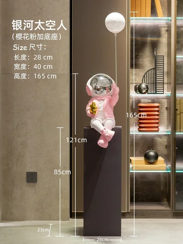 رائد فضاء ديكور انيق وجميل مع الاضاءة