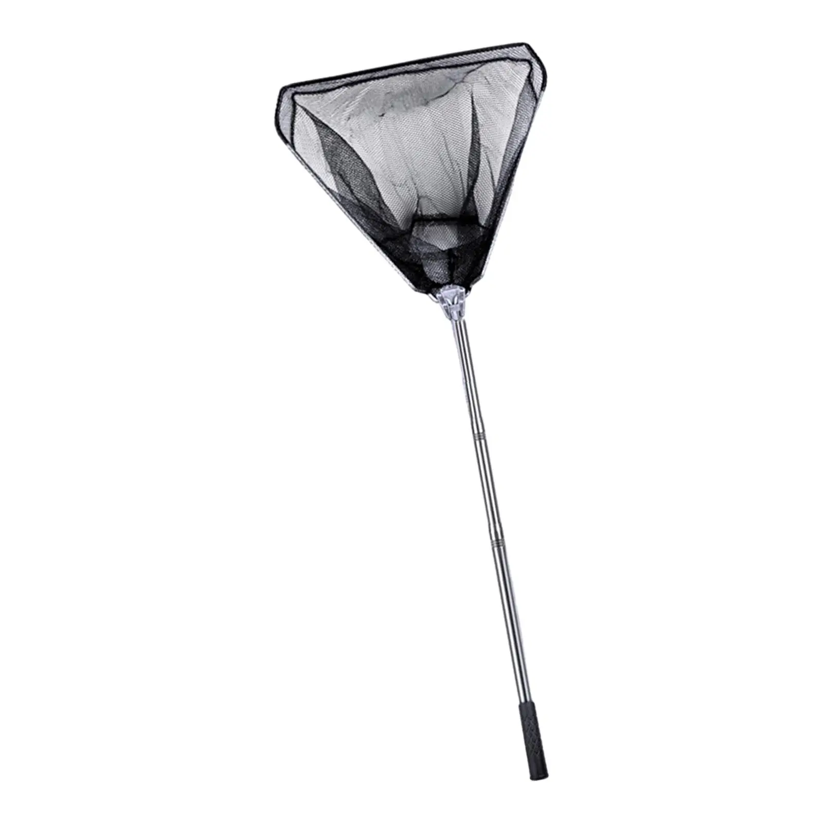 Portable Folding Fishing Landing Net Accessories Practical Stainless Steel Rod