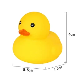 Giant Yellow Rubber Duck Family Set - Fun Bath and Pool Party Toys (Small)