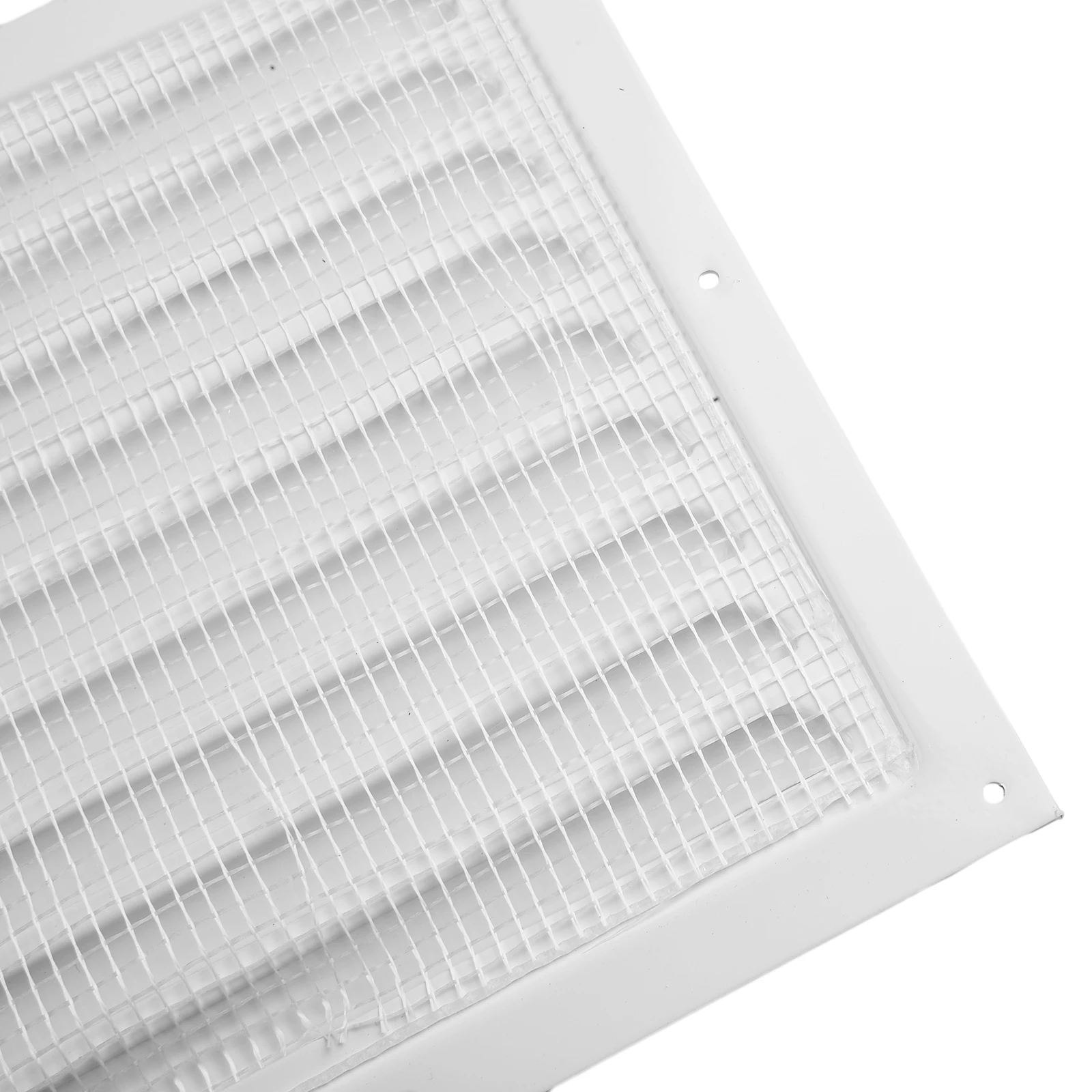 1PCS 250/300MM Air Vent White Metal Louver Vent Grille Cover Square Insect Screen Cover For Covering Wall /ceiling Openings