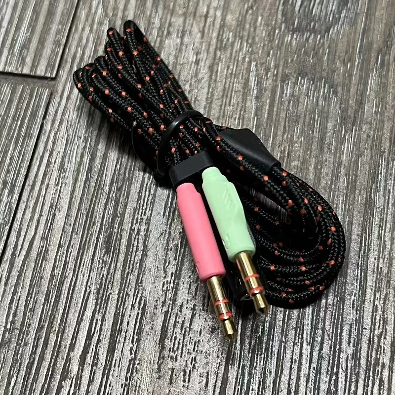 Original 2-in-1 adapter audio connect cable For JBL series headphones replacement audio aux cables 1.5M