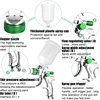 Professional HVLP Paint Spray Gun Set 1.4/1.7/2.0mm Nozzle Gravity Pneumatic Air Paint Spay Guns Cars Painting Tools 4