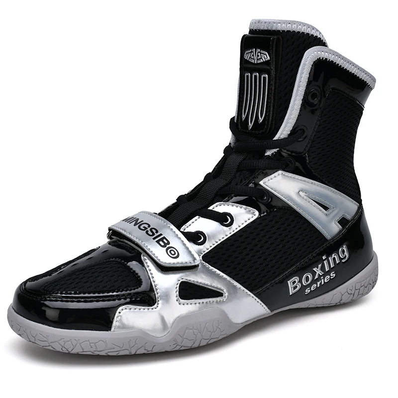 Men's and Women's Same Multi-colored Wrestling Shoes Large Size Non-slip Sneakers Men's Light and Breathable Boxing Shoes