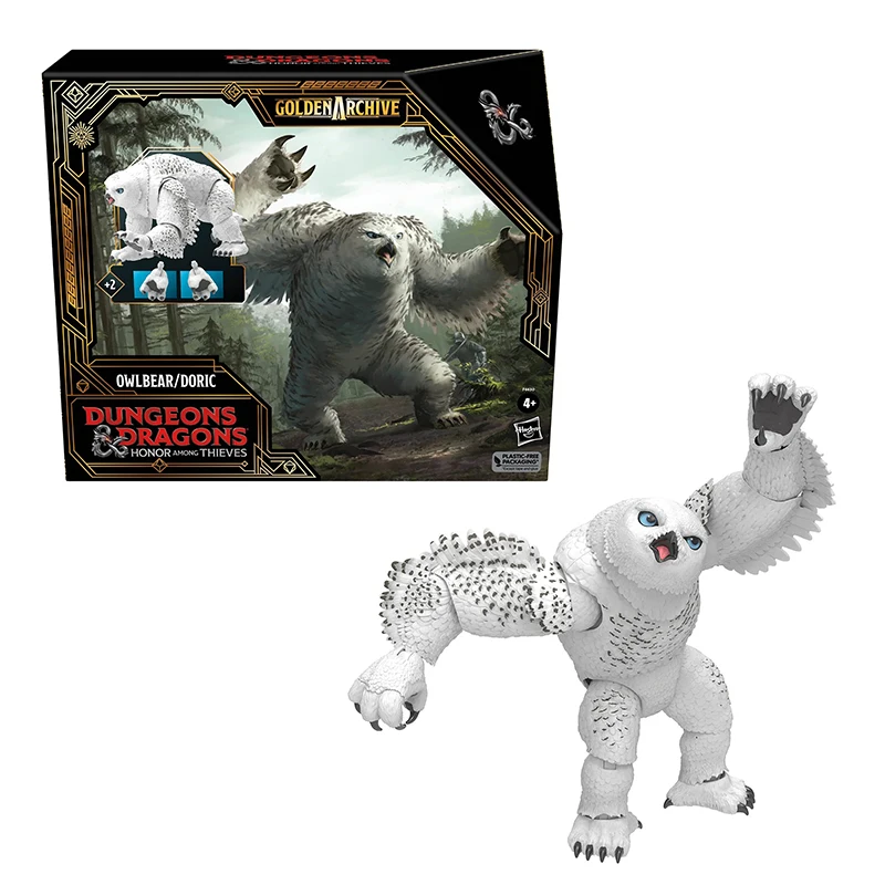 

[In Stock] Hasbro Dungeons & Dragons Honor Among Thieves Golden Archive Owlbear Doric Action Figure Model Toy 9 Inch