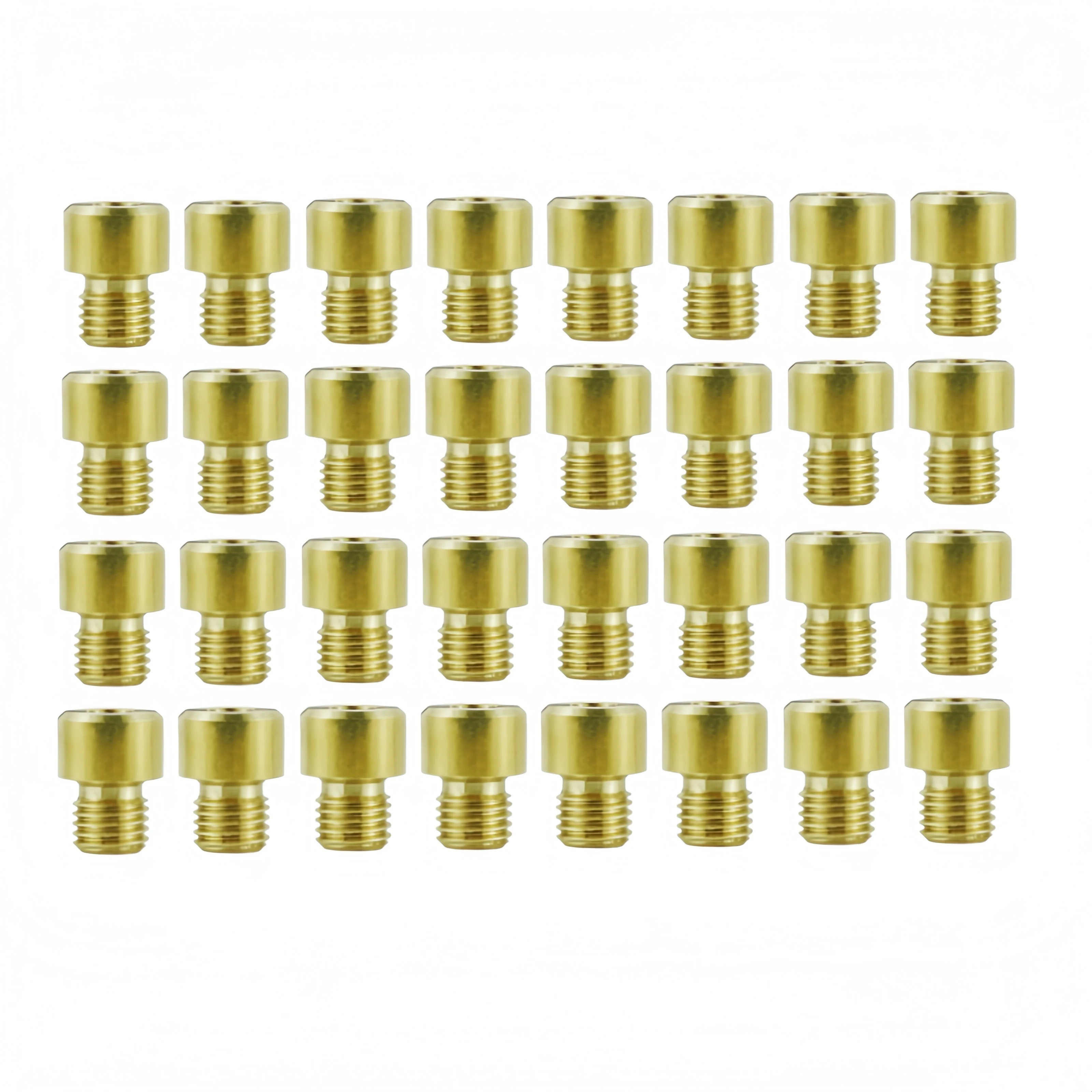 10-Pack Glixal Carburetor Main Jets - M6 Thread