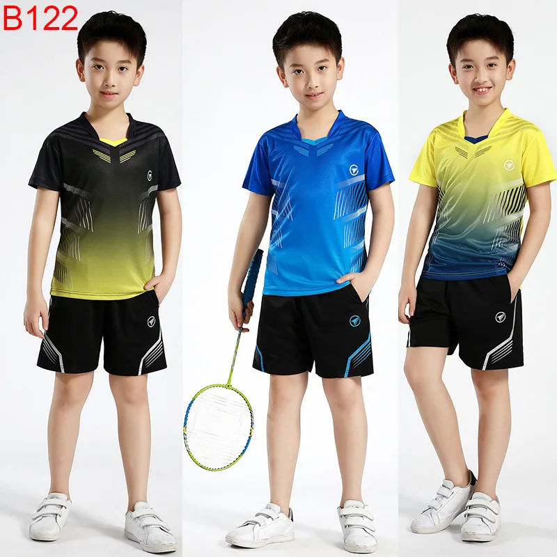 Children Sports t shirt Badminton shirt for kids Boys dry fit Table Tennis shirts boys Girls Running shirts name s short sleeve t shirt,sports clothes