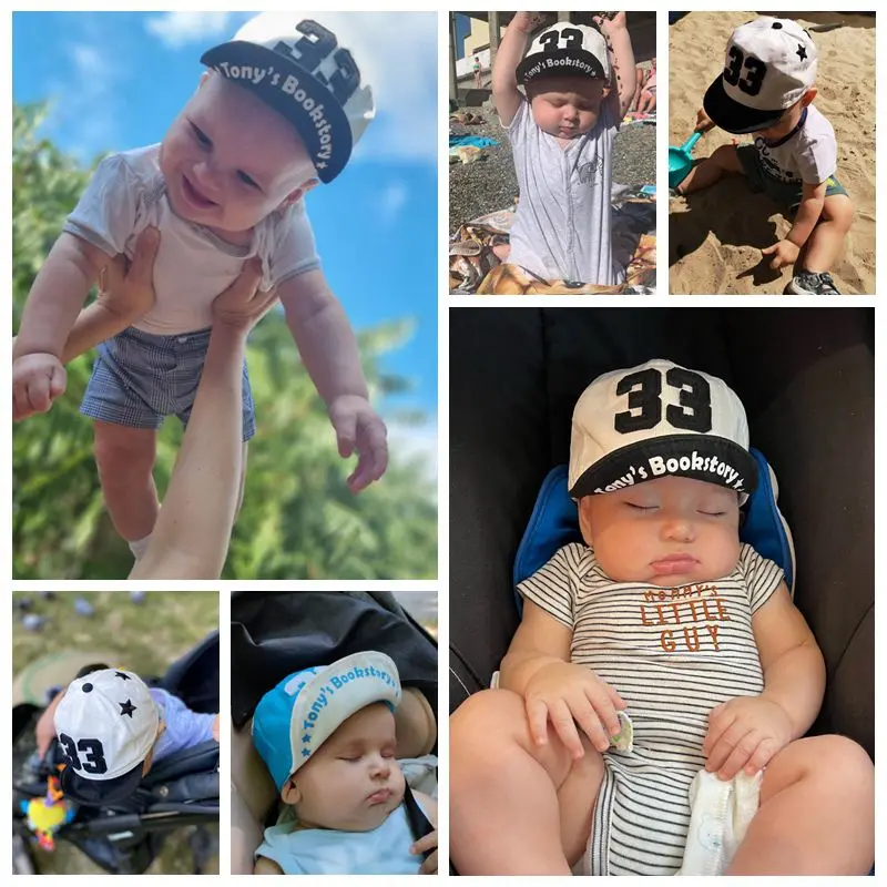Baby Summer Hat Soft Cotton Letter Baby Boy Baseball Cap Toddler Girls Outdoor Adjustable Visor Sun Hat baseball cap baby hat