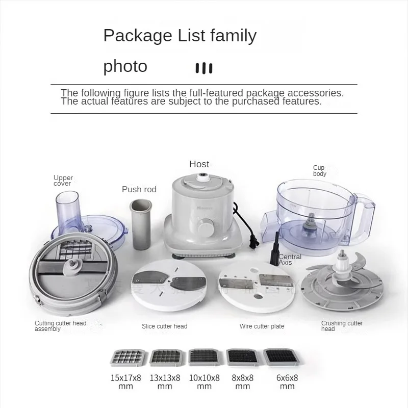 Commercial Electric Vegetable Dicing Machine Radish Carrot Potato Onion Granule Slice Cube Cutting Machine Home Food Processor 5