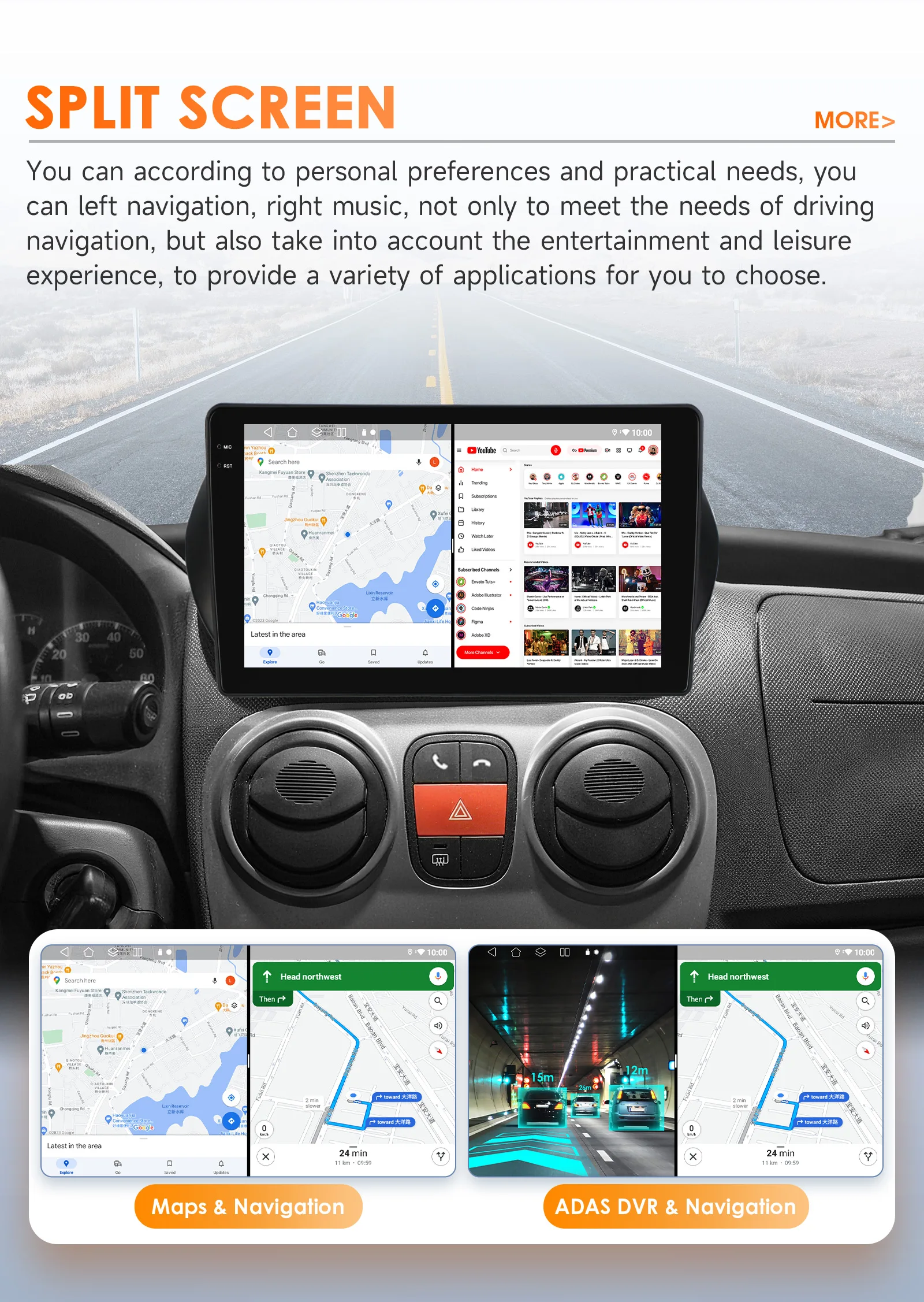 Hizpo 2Din Android 14 Autoradio Für Fiat Fiorino Qubo Citroen Nemo Peugeot Bipper 2008-2017 Auto Multimedia GPS 4G Carplay 6115 – Detail 39