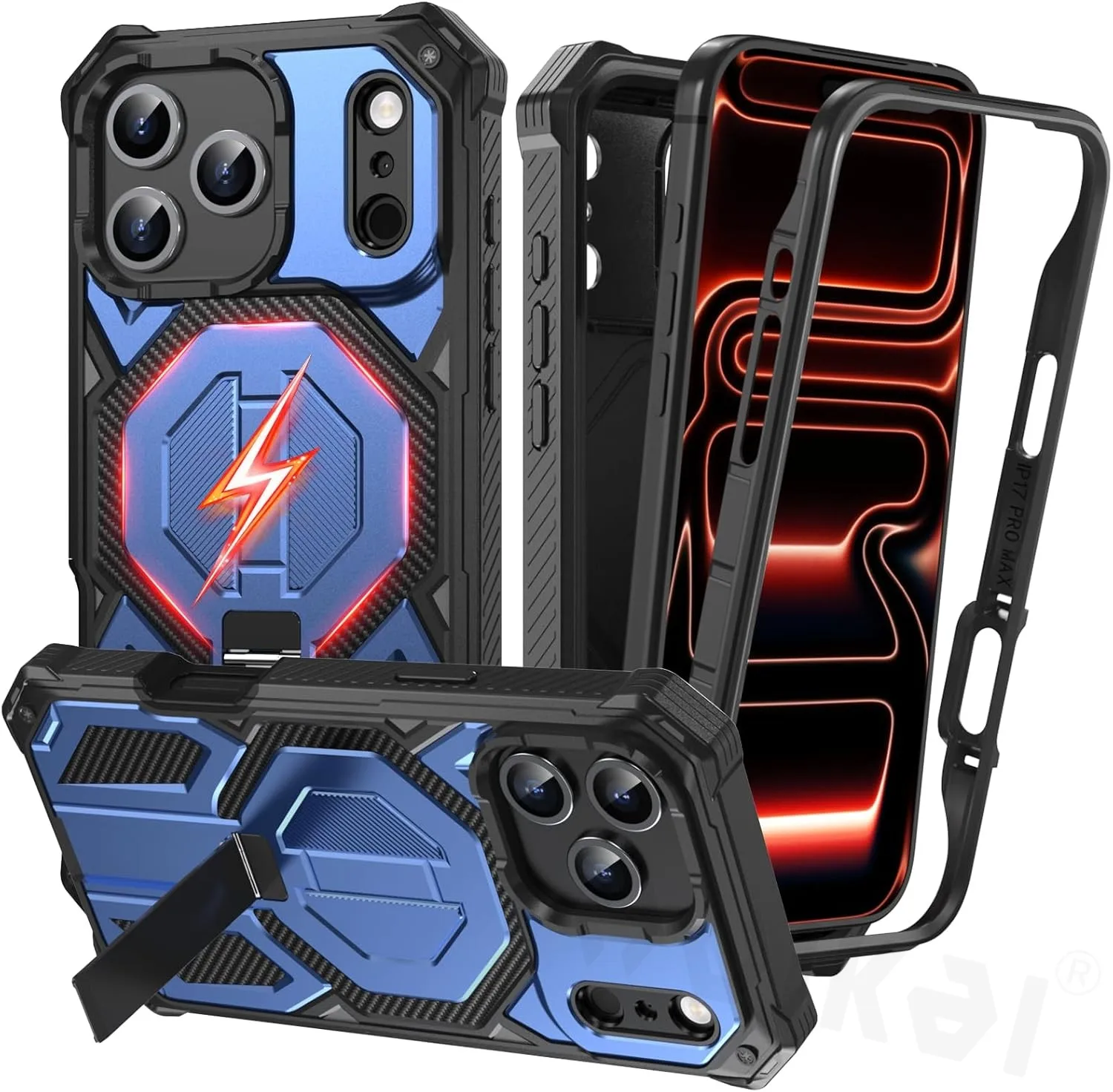 Magnetic Military Grade Shockproof Protective Phone Case