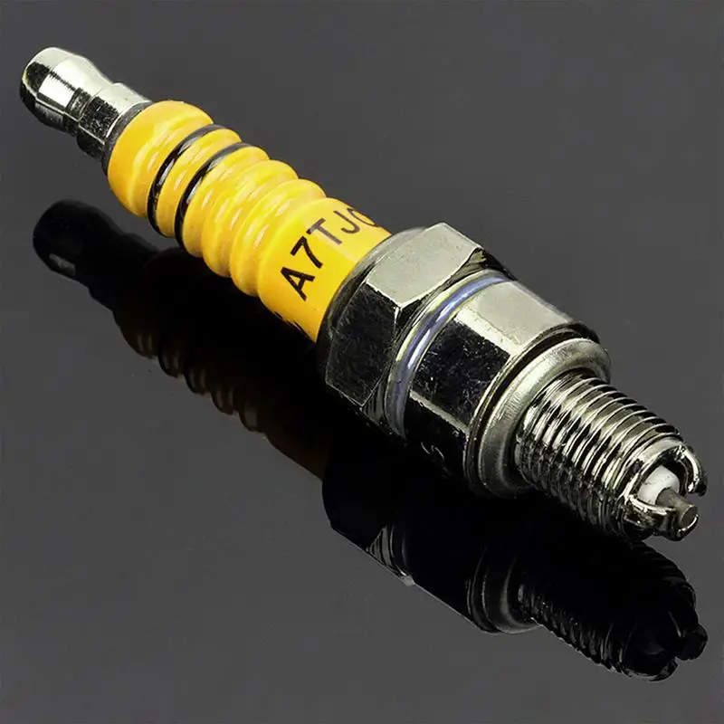 

Motorcycle Third Grade Sparking Plug Motorbike Engine Ignition Sparking Plug Universal Bike Dual Iridium Spark Plug Nozzle